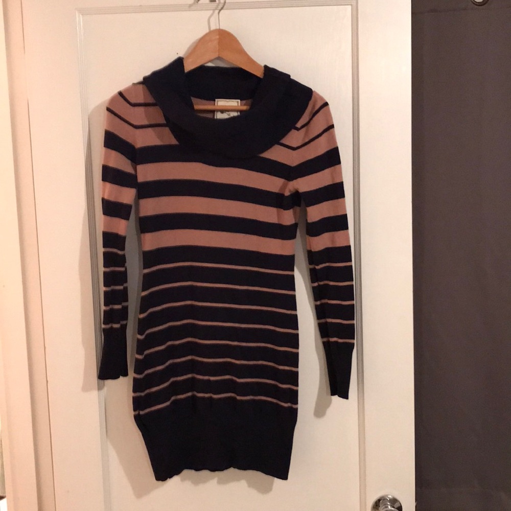 Pink Rose Cowl Neck Sweater